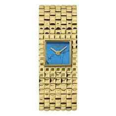 Frederique Constant Classics Manchette Square Genuine Turquoise Dial Yellow Gold-Tone Watch 25.7mm - FC-200TU1MC5B Frederique Constant Classics Manchette Square Genuine Turquoise Dial Yellow Gold-Tone Watch 25.7mm - FC-200TU1MC5B