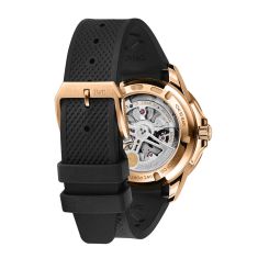 IWC Portugieser Yacht Club Perpetual Calendar 42 Black Dial Black Rubber Strap Watch 42.4mm - IW344101