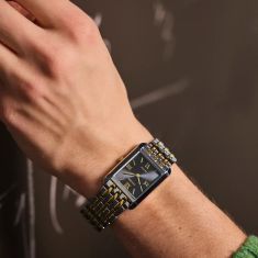 Citizen Eco-Drive Addysen Black Dial Two-Tone Stainless Steel Watch 36x26.5mm - BJ6574-59E
