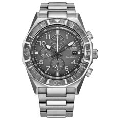 Citizen Eco-Drive Axiom Black Dial Gold-Tone Bracelet Watch | 40mm