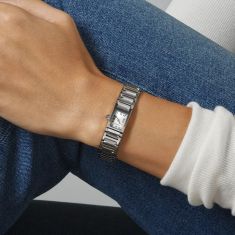 Bulova Marc Anthony Harmony Mother-of-Pearl Dial Stainless Steel Watch 14mm - 96L360