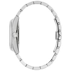 Bulova Surveyor Automatic White Dial Stainless Steel Watch 39mm - 96A345