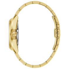 Bulova Surveyor Automatic Blue Dial Gold-Tone Stainless Steel Watch 39mm - 97A203