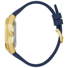 Bulova Marc Anthony Surveyor Automatic Blue Dial Rubber Strap Watch 40.5mm - 97A205
