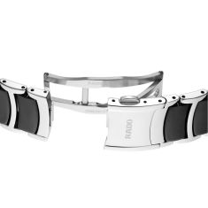 Rado Centrix Automatic Diamonds Black Dial Stainless Steel and Ceramic Watch 39.5mm - R30018742