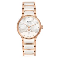 Rado Centrix Moonphase Diamonds Rose Gold-Tone PVD and White High