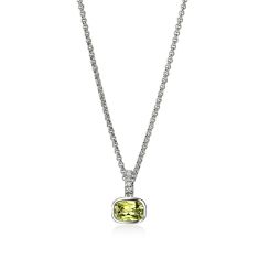 John Hardy Heishi Gem Peridot Sterling Silver Pendant Necklace John Hardy Heishi Gem Peridot Sterling Silver Pendant Necklace