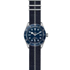 Previously Owned TUDOR Black Bay Fifty-Eight Blue and Silver Fabric Strap Watch 39mm - M79030B-0003