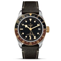Black Bay Bronze Leather Strap Watch M79250BA-0001 | REEDS Jewelers