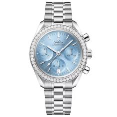 VERSACE✦グラデーション/リムレスサングラス/ラインストーン/クリアブルー Versace Millenyium Light Blue Sunray Dial Stainless Steel Bracelet