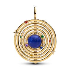 Pandora Oversized Spinning Armillary Sphere Gold-Plated Dangle Charm 1