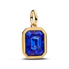 Pandora Celestial Blue Hexagon Gold-Plated Dangle Charm 1