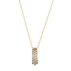 Le Vian® Desert Diamonds 5/8ctw Nude Diamonds™ and Chocolate Ombré Diamonds® 14k Honey Gold™ Pendant Necklace 1