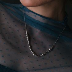 Metal Alchemist Gold-Filled Assorted Beads Lasso Chain Necklace