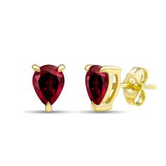 Personalized Pear Birthstone Fashion Stud Earrings Personalized Pear Birthstone Fashion Stud Earrings