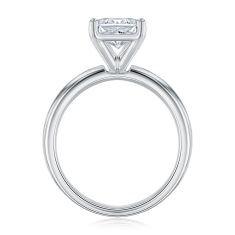 2ct Radiant Lab Grown Diamond Solitaire White Gold Engagement Ring