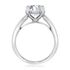 2ct Round Lab Grown Diamond White Gold Solitaire Engagement Ring