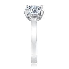 2ct Round Lab Grown Diamond White Gold Solitaire Engagement Ring
