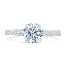 2ctw Round Lab Grown Diamond Hidden Halo Engagement Ring - Chemistry