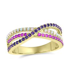 Personalized Gemstone Family Ring Personalized Gemstone Family Ring