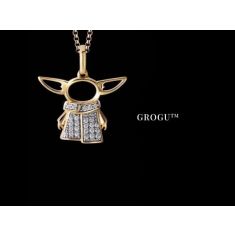 Star Wars™ Fine Jewelry The Star Destroyer 1/6ctw Diamond and Blue Sapphire Pendant Necklace | Into The Galaxy