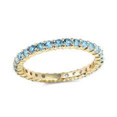 Personalized Gemstone or 1 1/8ctw Lab Grown Diamond Stackable Eternity Ring Personalized Gemstone or 1 1/8ctw Lab Grown Diamond Stackable Eternity Ring