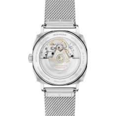 Movado Heritage Kingmatic Automatic Green Dial Stainless Steel Mesh Bracelet Watch 35mm - 3650169