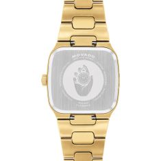 Movado Tempo-Matic Automatic Grey Dial Gold-Tone Bracelet Watch 37x41mm - 3650265