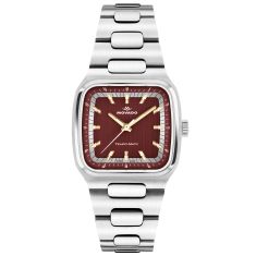 Movado Tempo-Matic Automatic Red Dial Stainless Steel Bracelet Watch 37x41mm - 3650266 Movado Tempo-Matic Automatic Red Dial Stainless Steel Bracelet Watch 37x41mm - 3650266