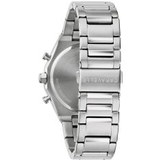 Caravelle by Bulova Dress Quartz Grey Dial Chronograph Stainless Steel Watch 40mm - 43A158