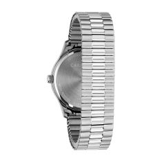 Caravelle by Bulova Traditional Quartz Blue Dial Stainless Steel Watch 40.2mm - 43B161