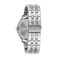Caravelle by Bulova Dress Quartz Silver-Tone Dial Stainless Steel Watch 41mm - 43B163