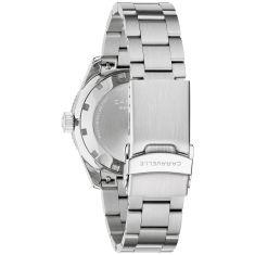 Caravelle by Bulova Vintage Sea Hunter Automatic Orange Dial Stainless Steel Watch 39mm - 43B177