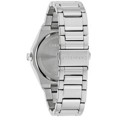 Caravelle by Bulova Classic Quartz Blue Dial Stainless Steel Watch 40mm - 43B181