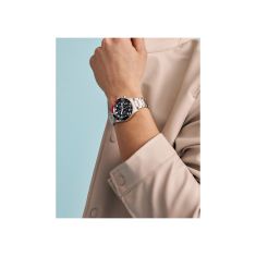 Caravelle by Bulova Sport Quartz Black Dial Stainless Steel Watch 40mm - 43B182