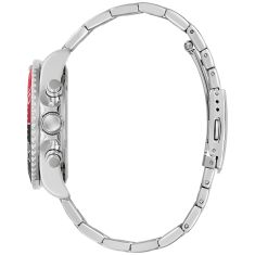 Caravelle by Bulova Sport Quartz Black Dial Stainless Steel Watch 40mm - 43B182