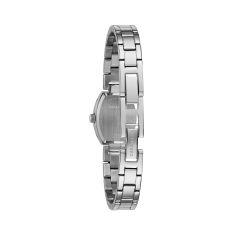Caravelle by Bulova Dress Quartz Black Mother of Pearl Dial Stainless Steel Watch 18mm - 43L204
