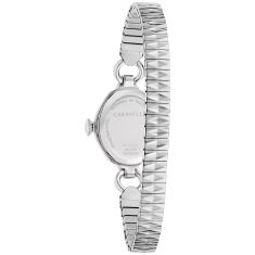 Caravelle by Bulova Vintage Classic Quartz Silver-Tone Dial Stainless Steel Watch 19mm - 43L225