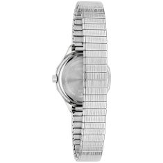 Caravelle by Bulova Vintage Dress Quartz Silver-Tone Dial Stainless Steel Watch 24mm - 43L226