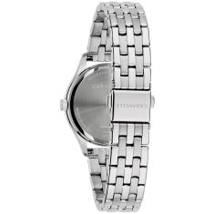 Caravelle by Bulova Dress Quartz Aqua Blue Dial Stainless Steel Watch 32mm - 43M124