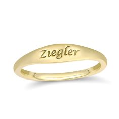 Personalized Engravable Signet Ring Personalized Engravable Signet Ring