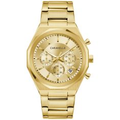 Movado BOLD Verso Chronograph Gold Ion-Plated Bracelet Watch