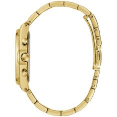 Caravelle by Bulova Dress Quartz Champagne Dial Chronograph Gold-Tone Stainless Steel Watch 40mm - 44A123