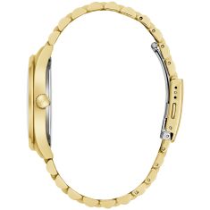 Caravelle by Bulova Classic Quartz Champagne Dial Gold-Tone Stainless Steel Watch 39mm - 44B132
