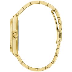 Caravelle by Bulova Classic Quartz Green Dial Gold-Tone Stainless Steel Watch 40mm - 44B134
