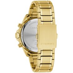 Caravelle by Bulova Sport Quartz Brown Dial Gold-Tone Stainless Steel Watch 40mm - 44B136