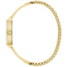 Caravelle by Bulova Modern Quartz Champagne Dial Gold-Tone Stainless Steel Watch 22mm - 44L226