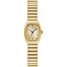 Caravelle by Bulova Traditional Quartz Champagne Dial Gold-Tone Stainless Steel Watch 18mm - 44L261 Caravelle by Bulova Traditional Quartz Champagne Dial Gold-Tone Stainless Steel Watch 18mm - 44L261