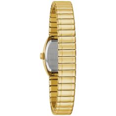 Caravelle by Bulova Traditional Quartz Champagne Dial Gold-Tone Stainless Steel Watch 18mm - 44L261