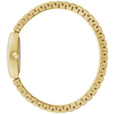 Caravelle by Bulova Traditional Quartz Champagne Dial Gold-Tone Stainless Steel Watch 18mm - 44L261